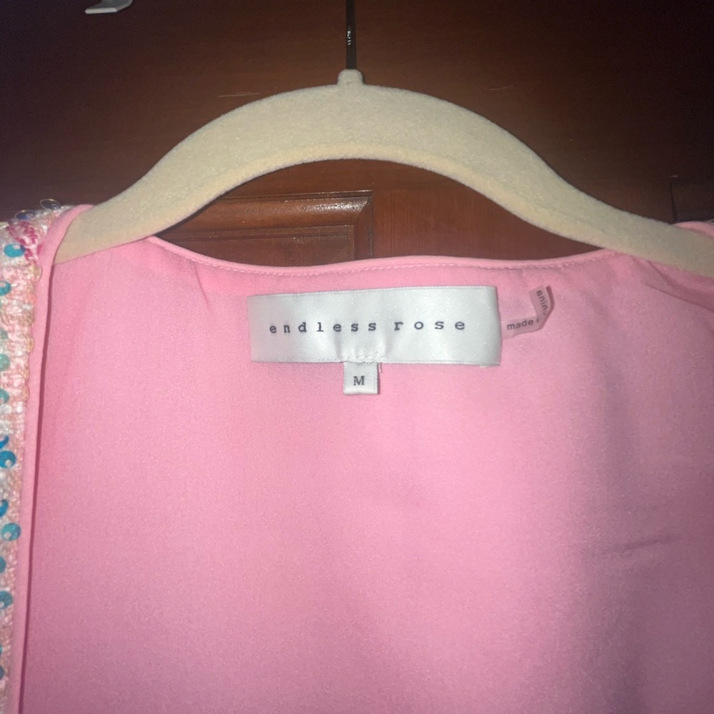 Endless Rose Pink Tweed Dress - Picture 2 of 4